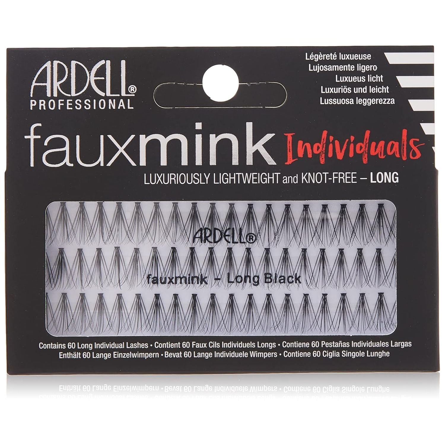 Ardell Faux Mink Individual-Knotted Lashes - Long Black