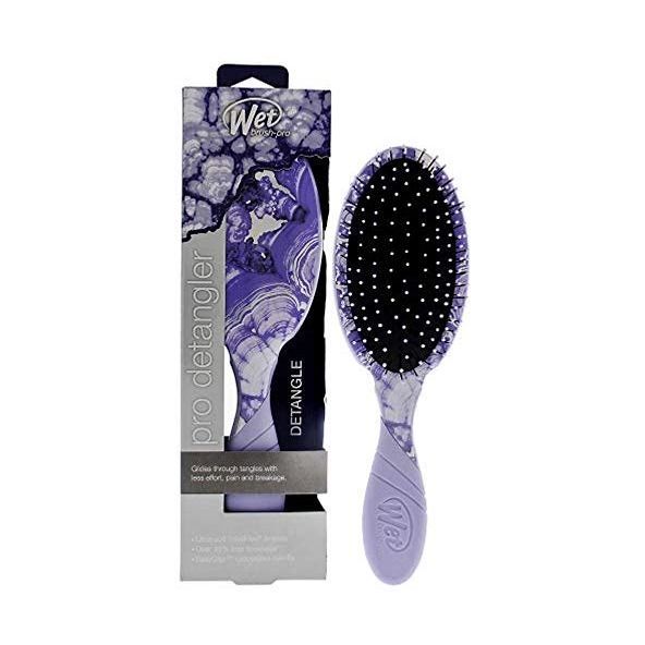 WETBRUSH CRACKLED QUARTZ PRO DETANGLER- AMETHYST