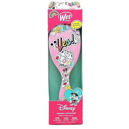 WB OG'L DETANGLER-DISNEY CLASSICS-PEACE LOVE-PINK