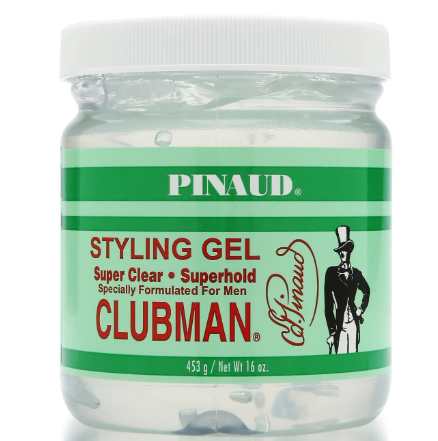 Clubman Super Clear Superhold Styling Gel 16 oz — Styling Products