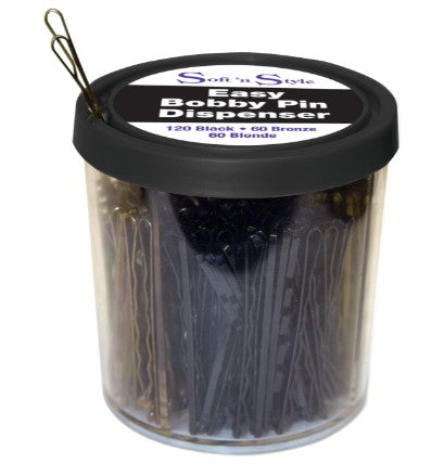 Easy Bobby Pin Dispenser with Assorted Colors