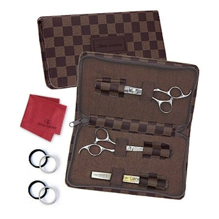 Silkcut Intro Deal Shear Contains 1 Shear SK-575, 1 Thinner SK-T635, 1 Designer Zipper Case, 1Shear Oil Brush