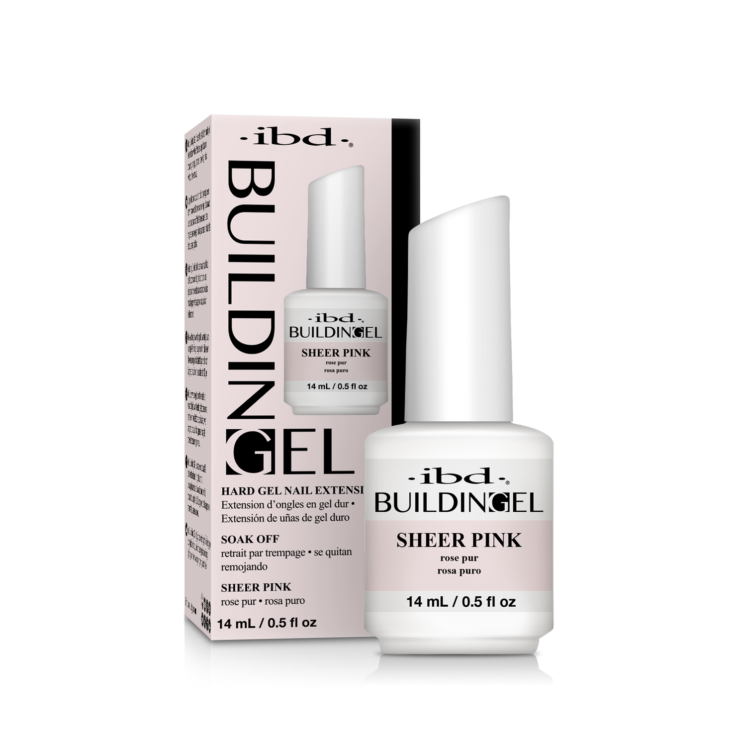 ibd Building Gel Sheer Pink 0.5 fl oz