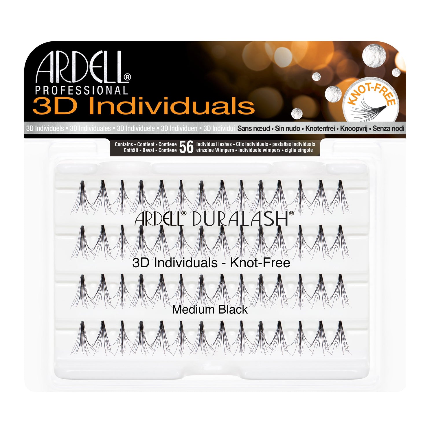 Ardell 3D Individuals Lashes - Medium Black
