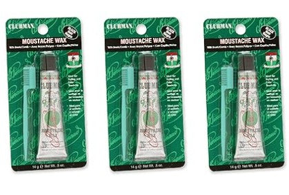 Clubman Moustache Wax Black 0.50 Oz