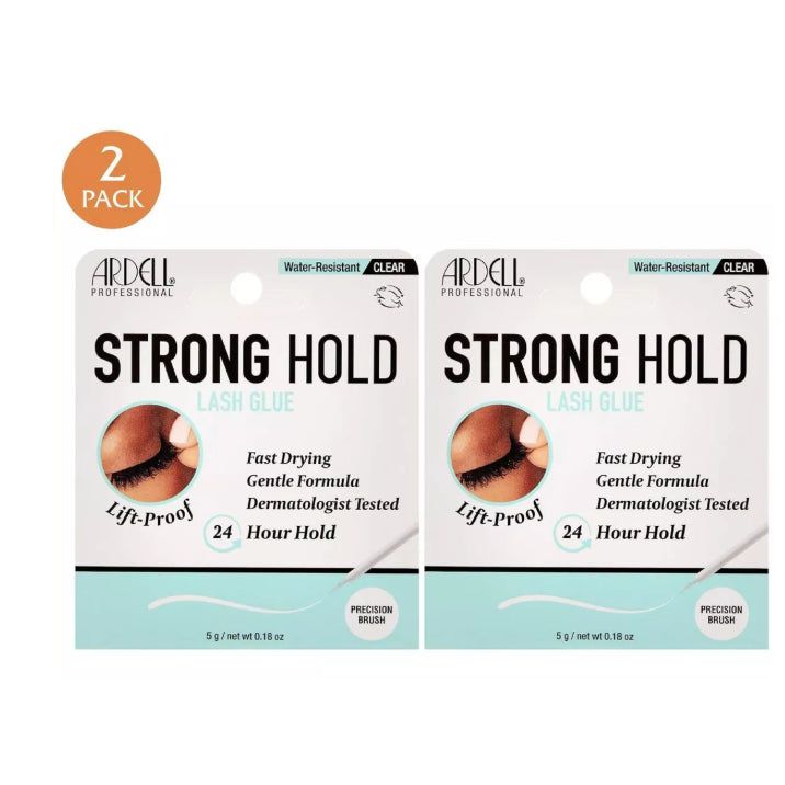 Ardell Strong Hold Lash Glue Clear, 0.18 oz (PACK OF 2)