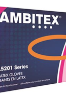 Ambitex Latex Powder-Free Medium 100 Gloves Per Box-2 pack