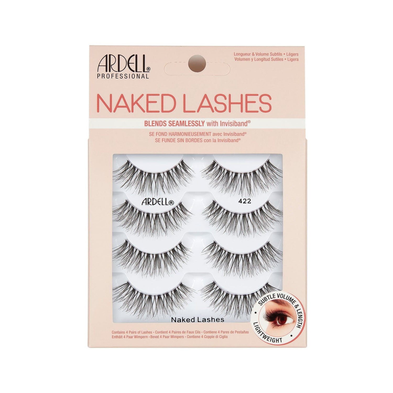 Ardell Naked Lashes 4 Pack 422