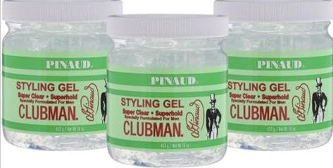 Clubman Super Clear Superhold Styling Gel 16 oz