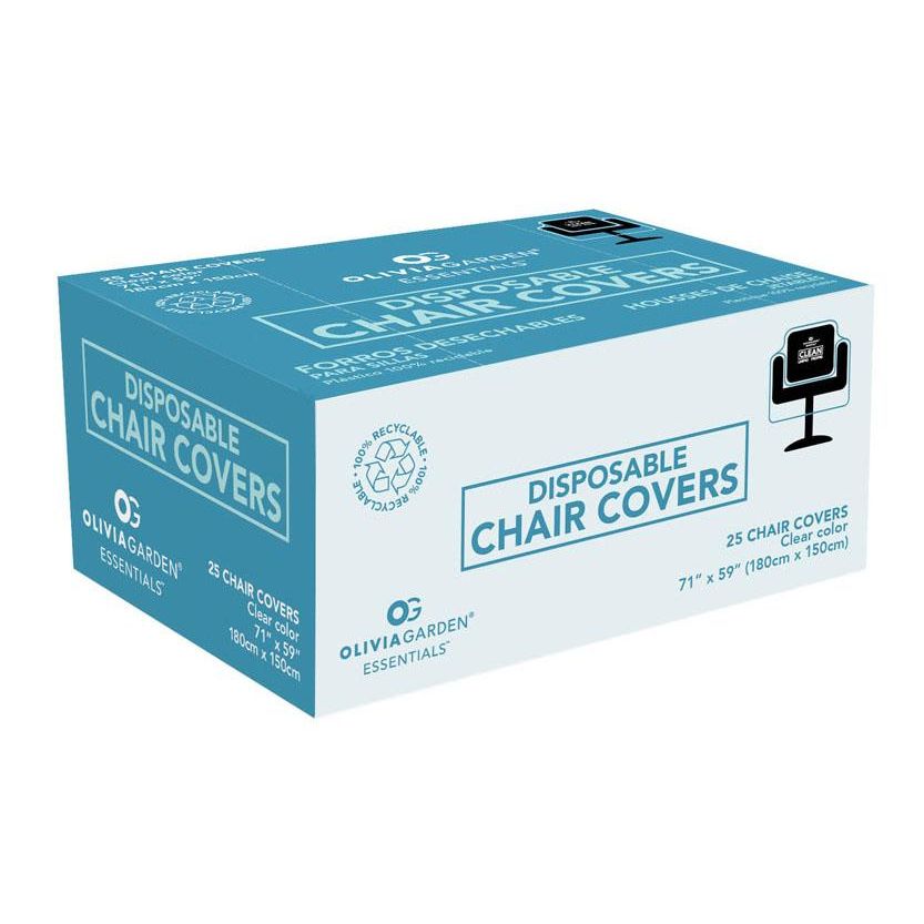 Clear Disposable Chair Covers (71' x 59') Box of 25 covers