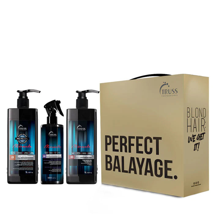 Perfect Balayage Kit (No Metal Equalizer, Fluid Deep Reconstruction, Intensive Nutrion)