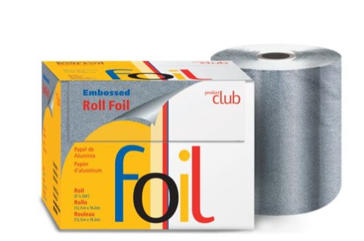 Embossed Roll Foil - 5" x 250'  Silver