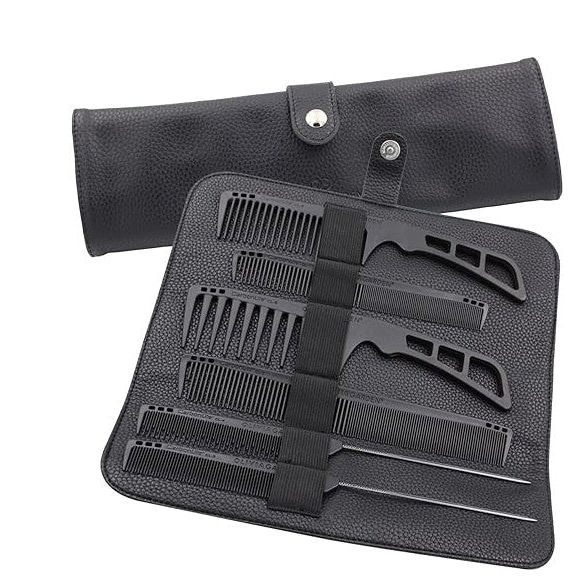 Carbonlite 6-pc comb roll-up pouch