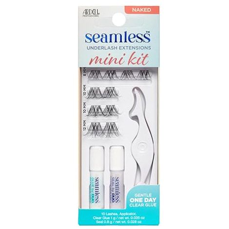 Ardell Seamless Eyelash Extension Mini Kit -NAKED -10 Lash Clusters, 1-Pack