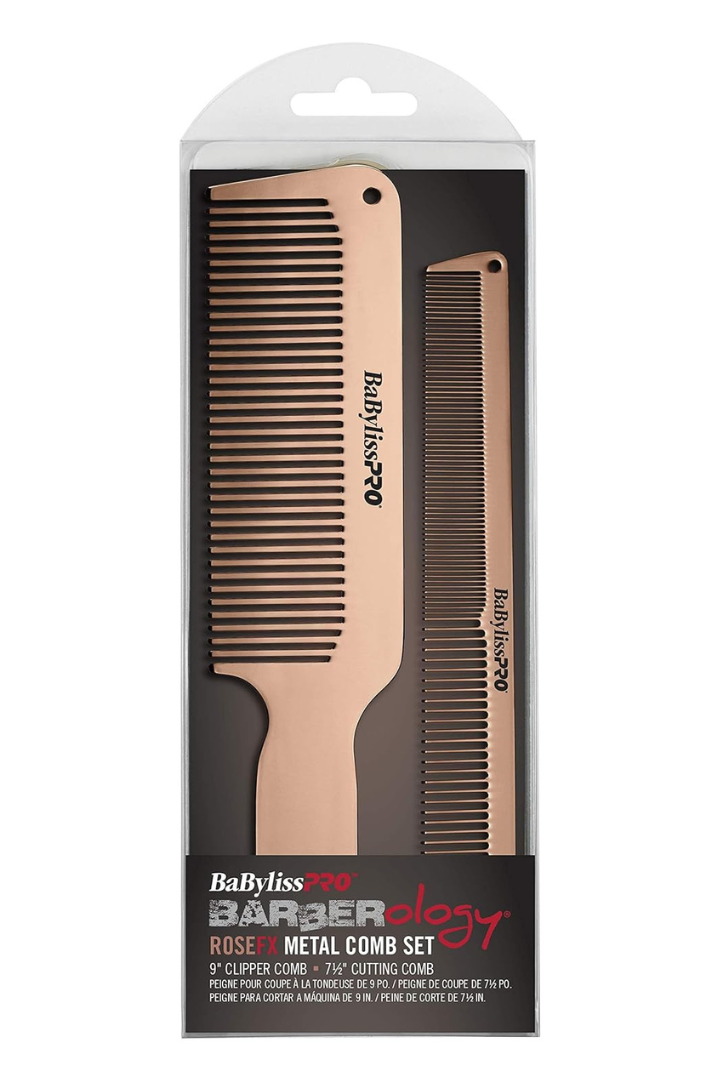 BaBylissPRO Rose FX Metal Comb Set