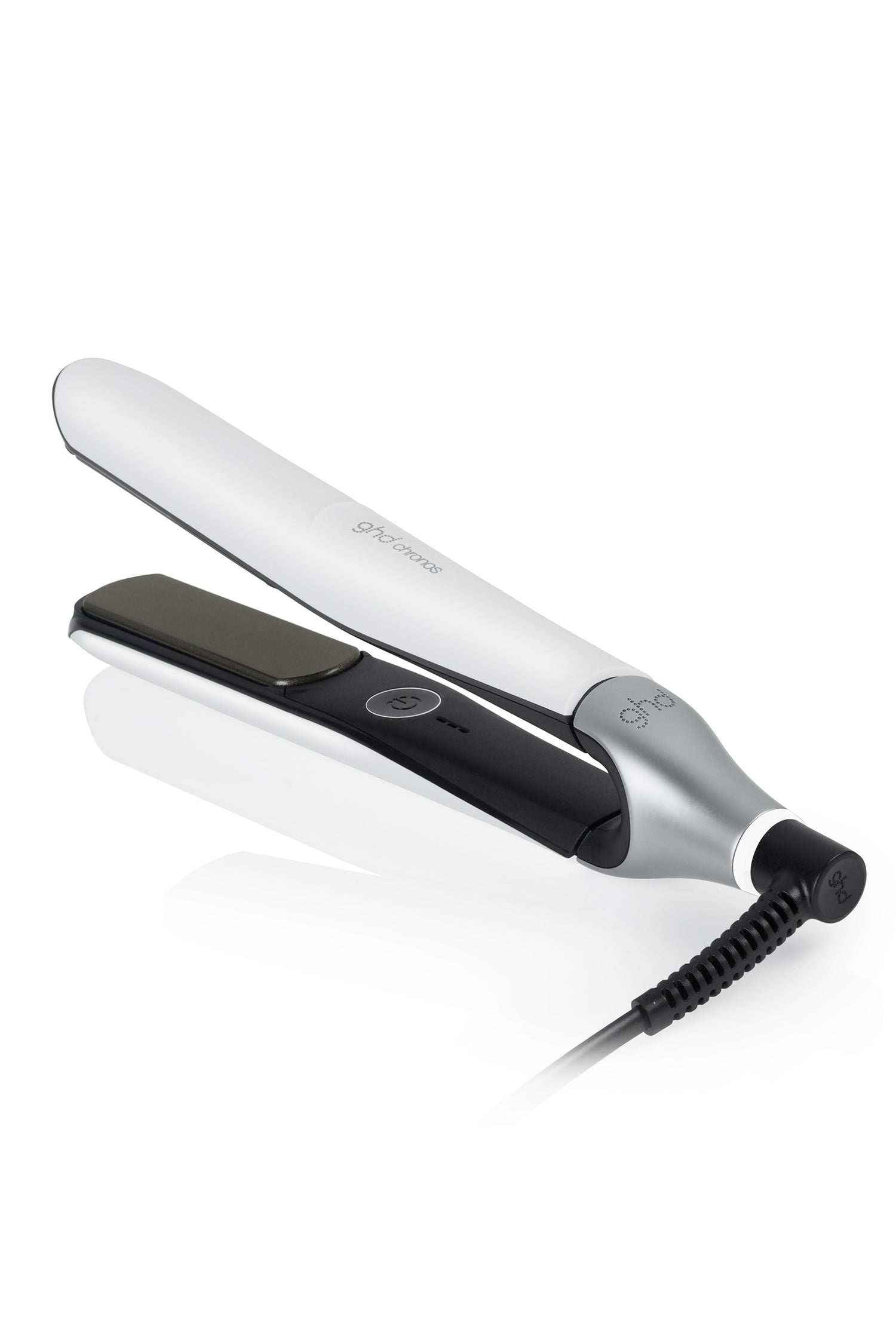 ghd Chronos white flat iron styler