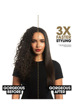 ghd Chronos 3x faster styling — before and after