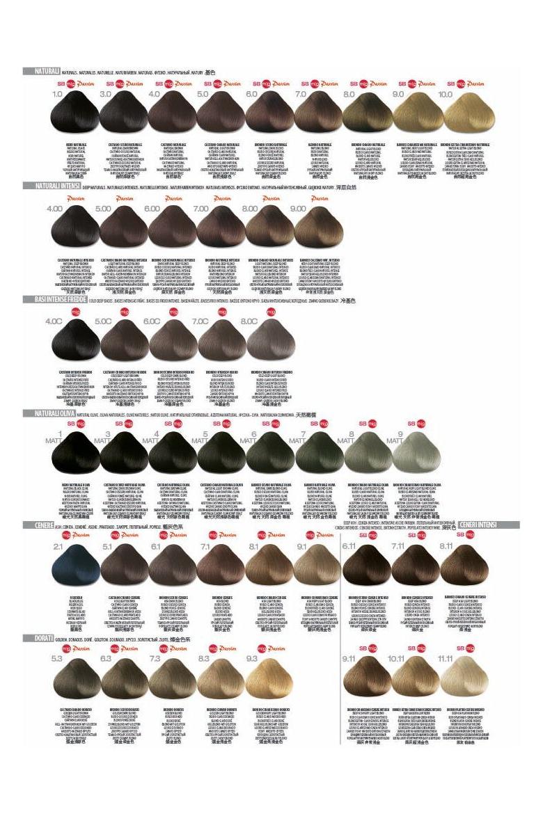 Emmediciotto Passion / Mia / Brightcolor Paper Color Chart