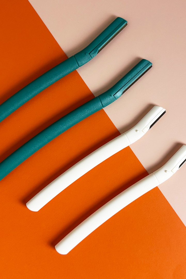 GiGi Brow & Face Razors: 4 Pack