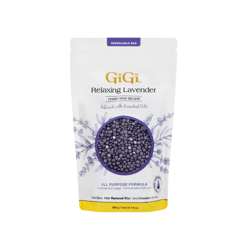 GiGi Hard Wax Beads Infused with Relaxing Lavender 14oz