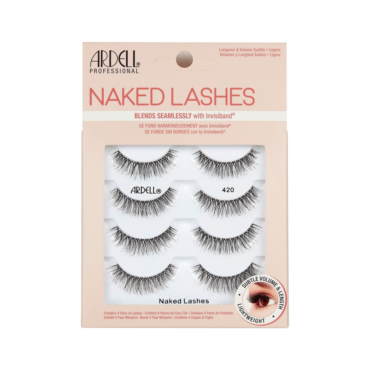 Ardell Naked Lashes 4 Pack 420
