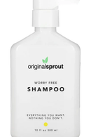 Original Sprout Worry Free Shampoo for All Hair Types, Vegan Shampoo, 10 oz.