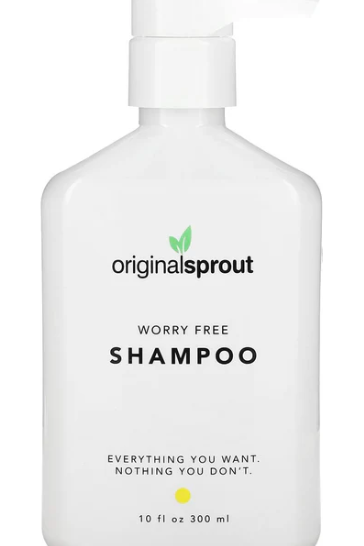Original Sprout Worry Free Shampoo for All Hair Types, Vegan Shampoo, 10 oz.