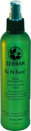 Zerran Re N Force Medium Hold Shaping Spray 8oz