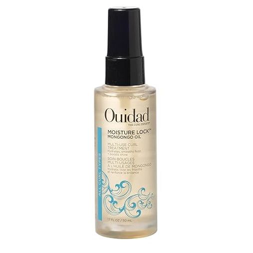 Ouidad Moisture Lock Mongongo Hair Oil for Curly Hair, 1.7 fl oz