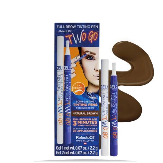 RefectoCil TWO GO Full Brow Tinting Pen-Natural Brown