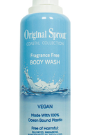 Original Sprout Coastal Collection Fragrance Free Body Wash, 8 oz,