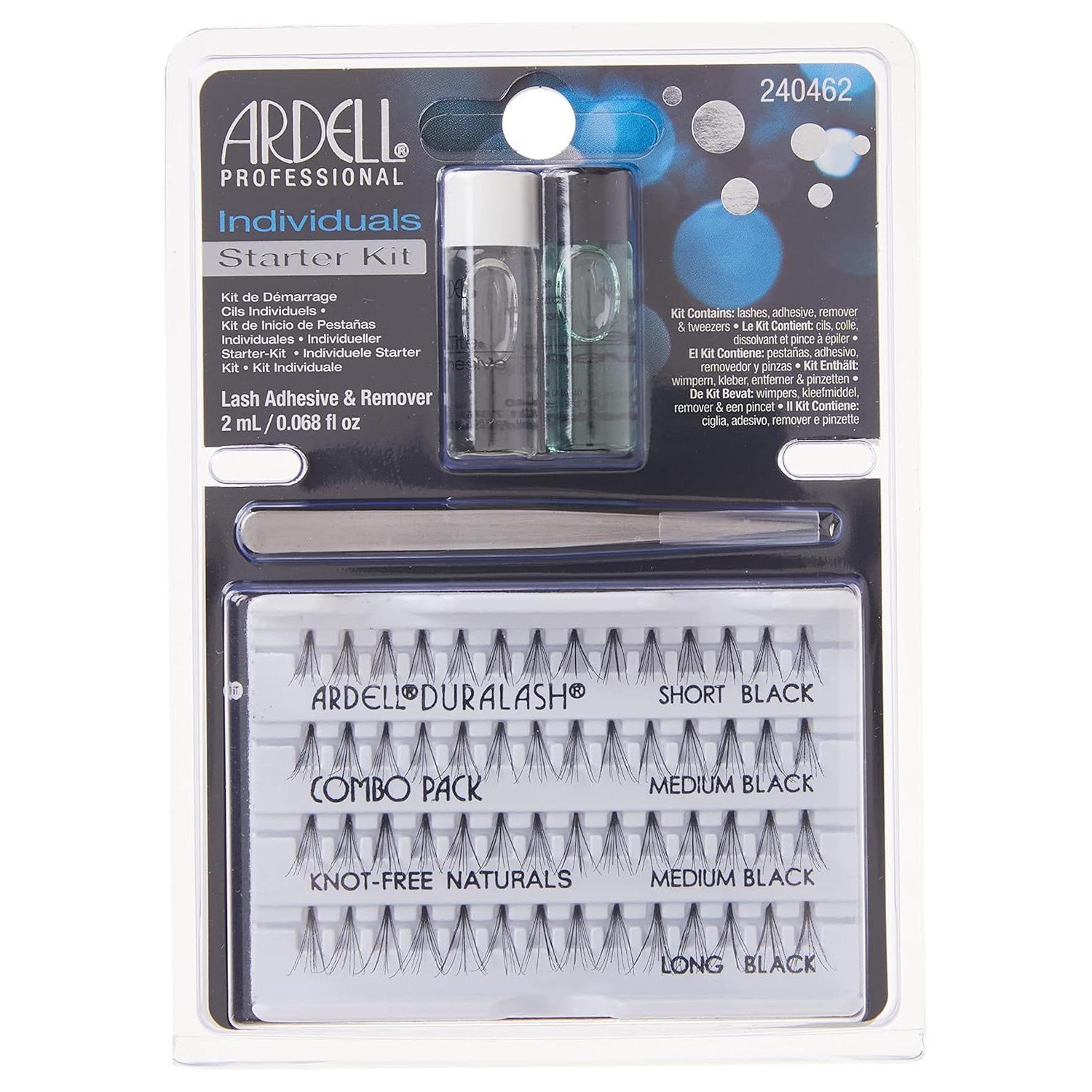 Ardell Individuals - Starter Kits with Adhesive, Remover & Tweezers