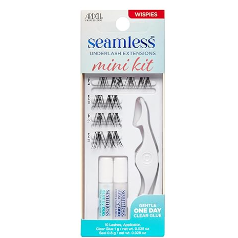 Ardell Seamless Eyelash Extension Mini Kit -WHISPIES -10 Lash Clusters, 1-Pack