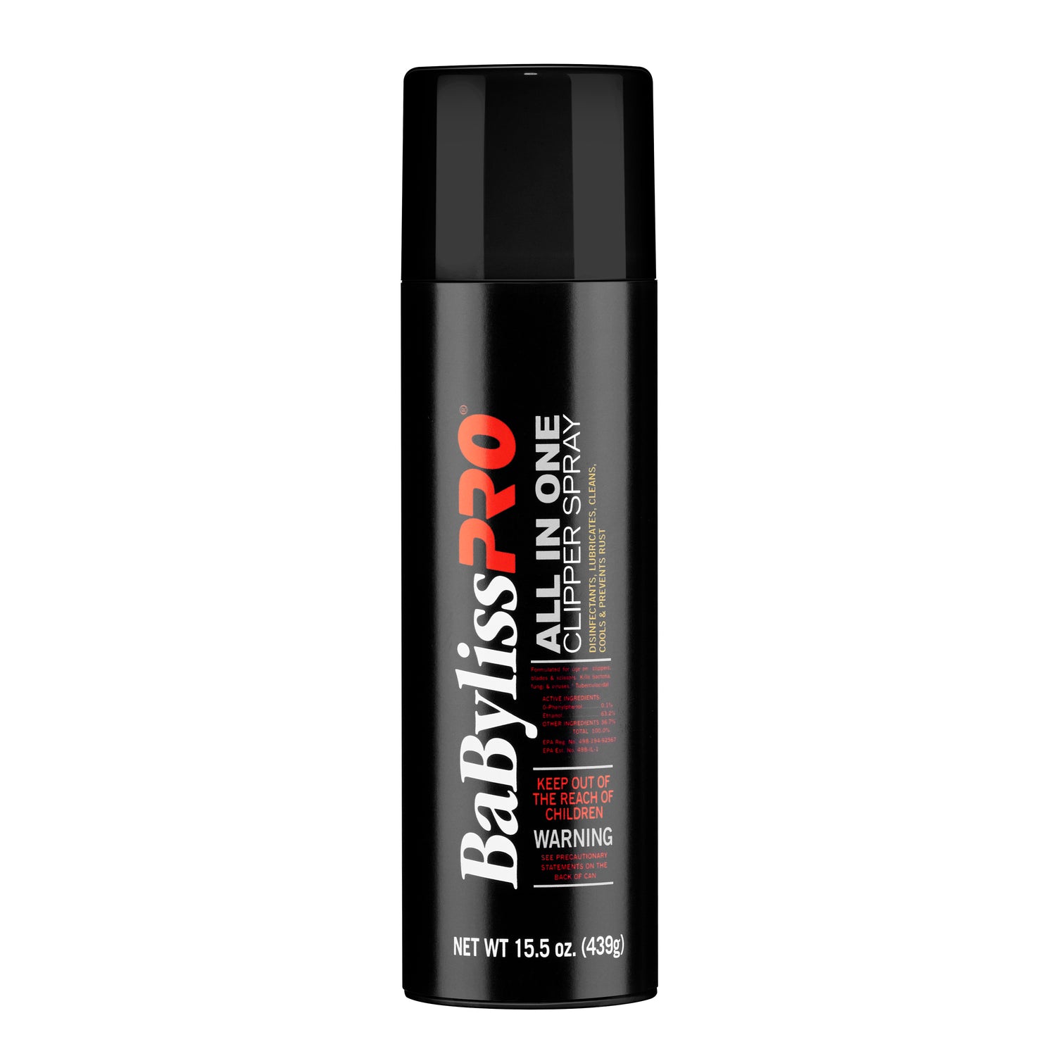 BabylissPro All in 1 Clipper Spray Cleaner 15.5 oz