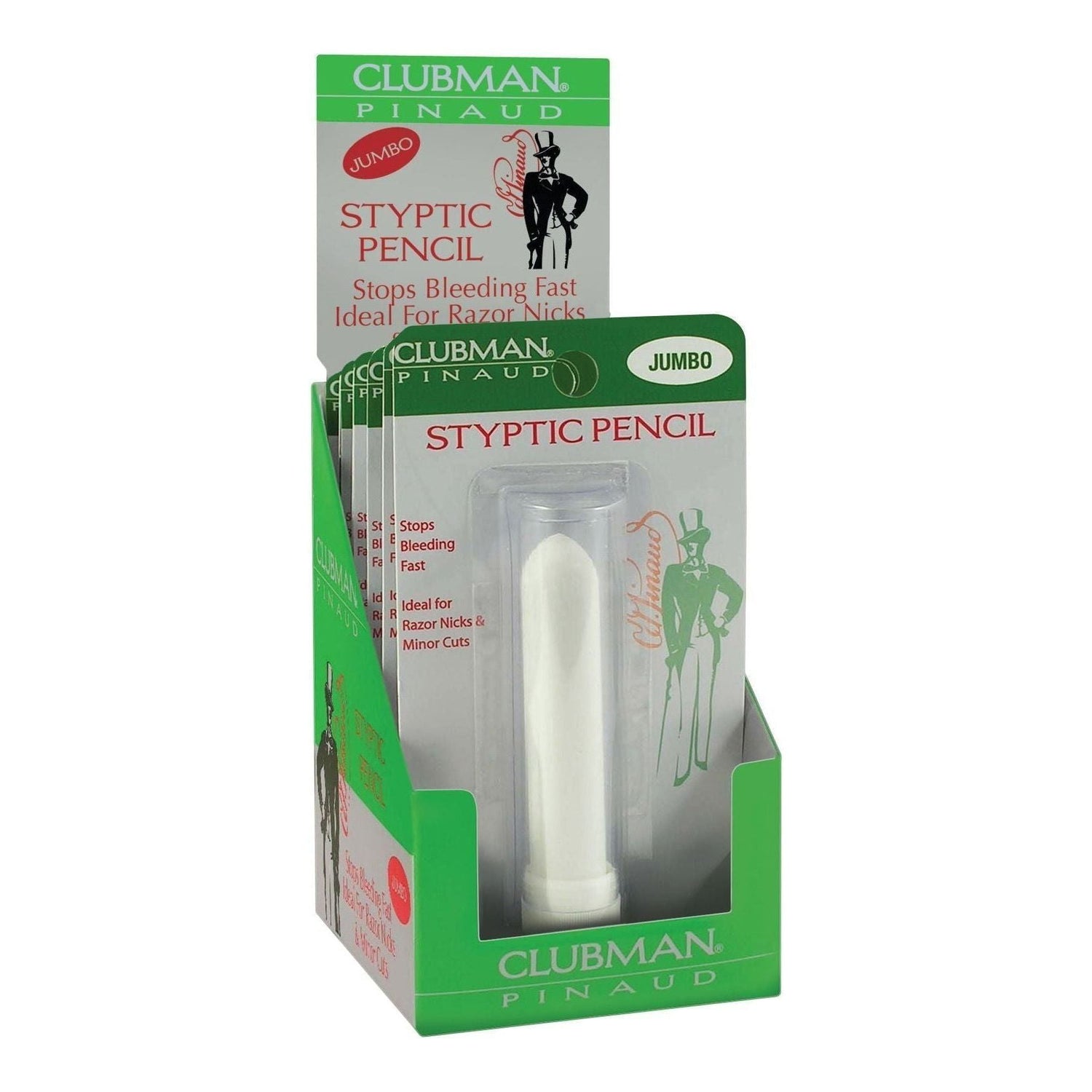 Clubman Nick Safe Styptic Powder 12pc Display
