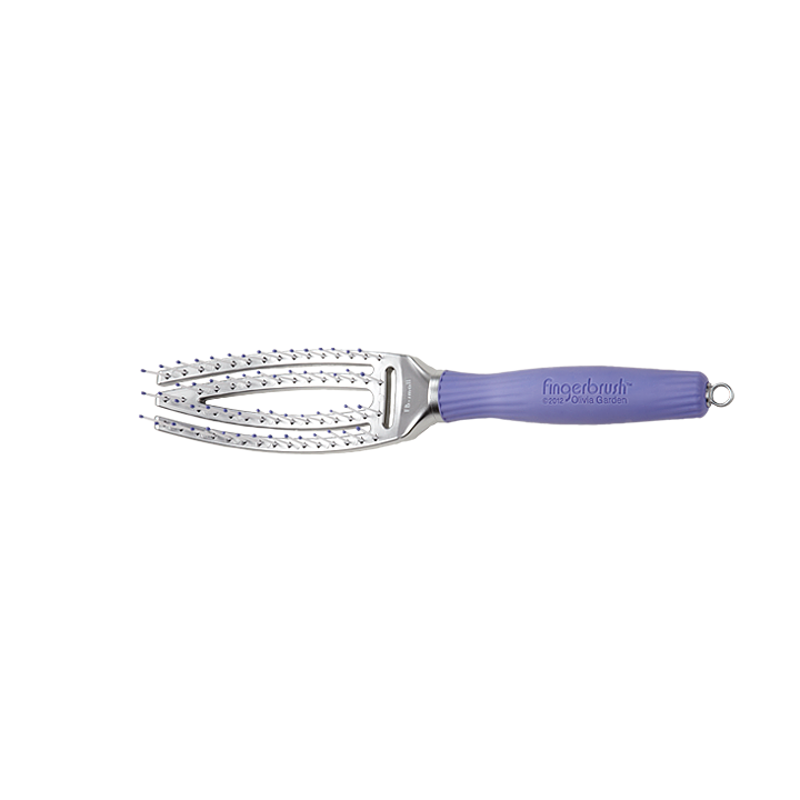 Olivia Garden Finger Brush Curved & Vented Paddle Brush (Small)