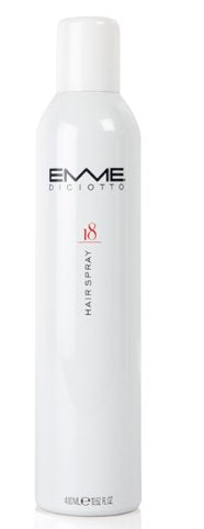 Emmediciotto 18 Professional Hair Spray 400mL - Strong Hold with Flexible Styling
