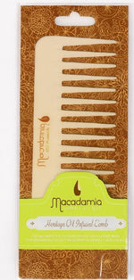 Macadamia Detangler Comb with Infused Macadamia Oil — Hair Brushes & Combs (1)