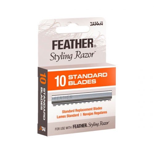 Jatai Feather Standard Blades - 10ct Replacement Blades for Feather Styling Razor