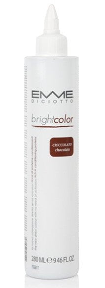 Emmediciotto Brightcolor Chocolate Direct Dye 280ml - Ammonia Free Hair Color