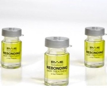 Emmediciotto Rebonding Refill Treatment for Straightened Hair, Smoothing & Strengthening Hair Phials (3 Count)