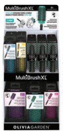 Olivia Garden Multibrush 26-Piece Professional Brush Set with Handles and Picks - Bulk Display