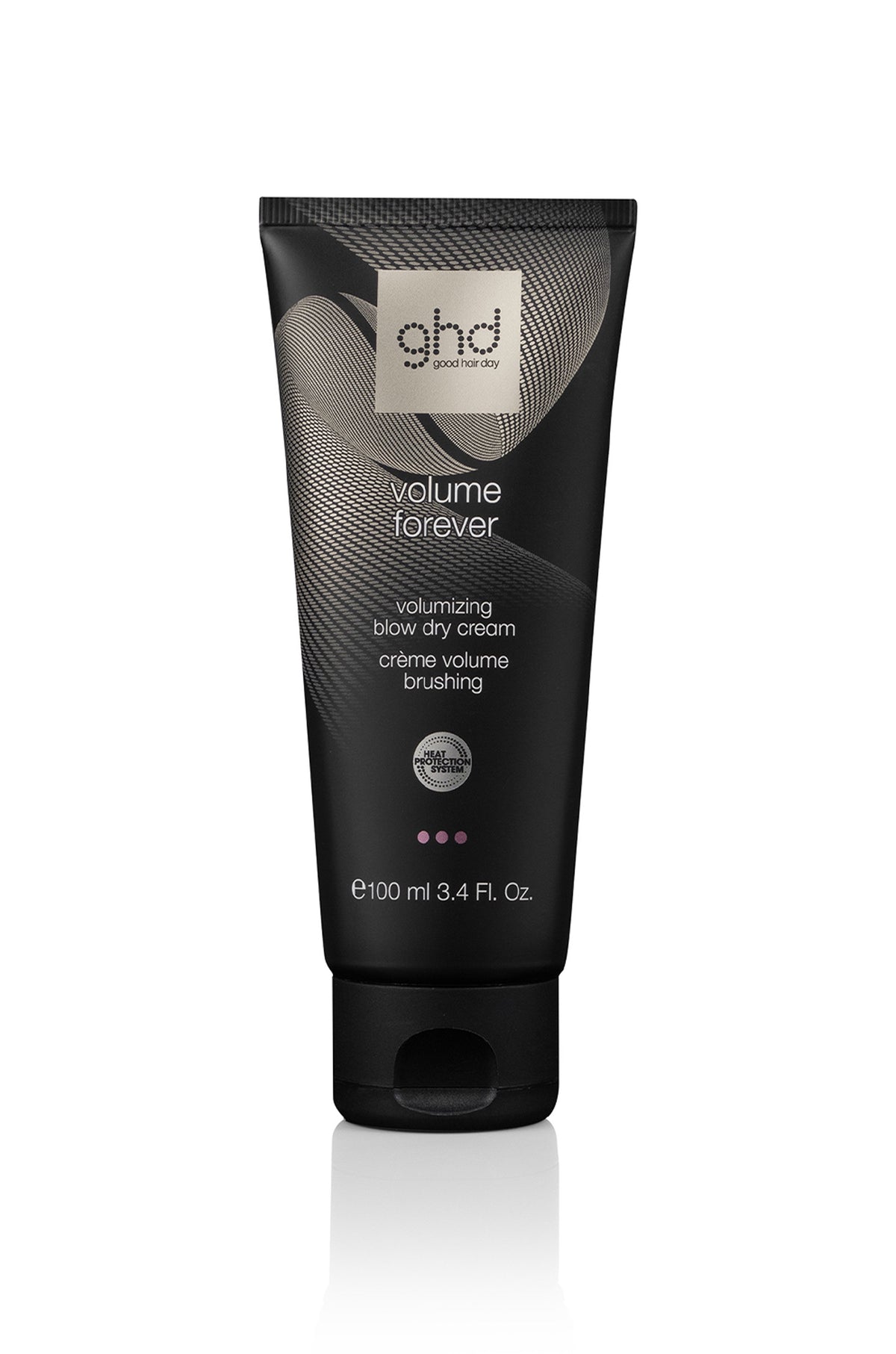 ghd Volume Forever Volumizing Blow Dry Cream for Long-Lasting Volume & Heat Protection, 100mL/3.4oz