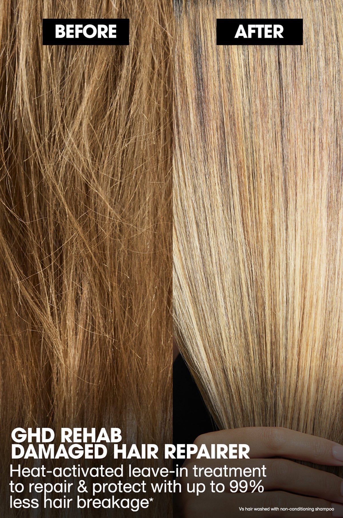 ghd Repair & Protect Heat-Activated Leave-in Treatment - REHAB Repairer