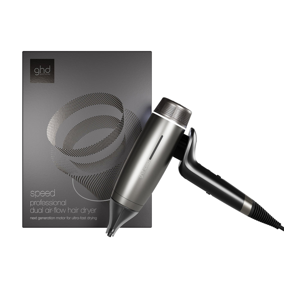 ghd Speed Hair Dryer Metallic Black