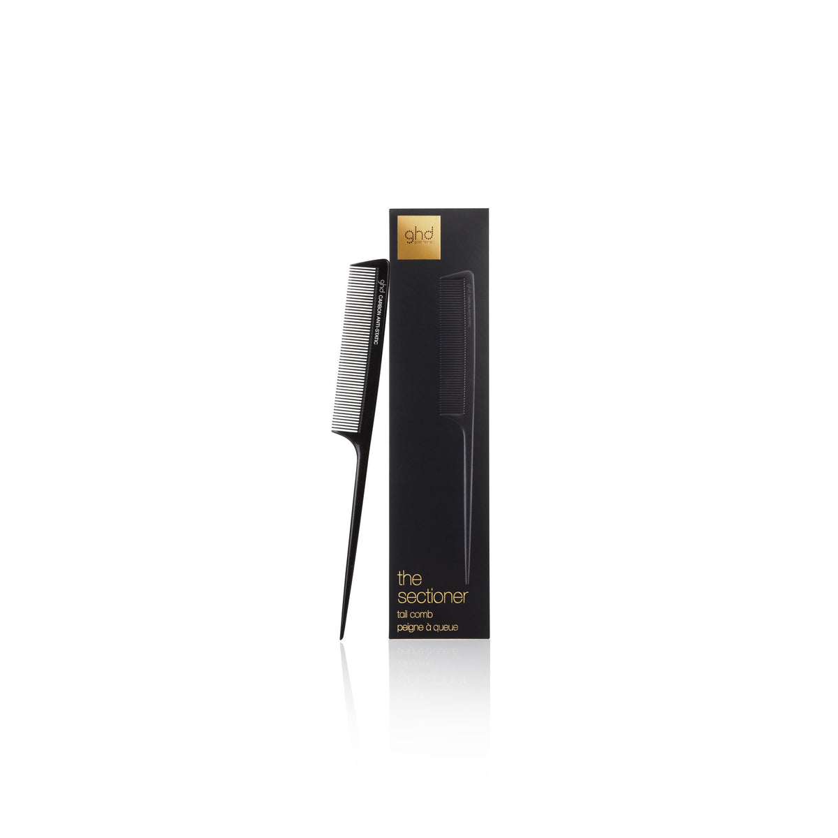ghd Tail Comb for Styling, Parting & Backcombing | Fine-Tooth Anti-Static Hair Comb