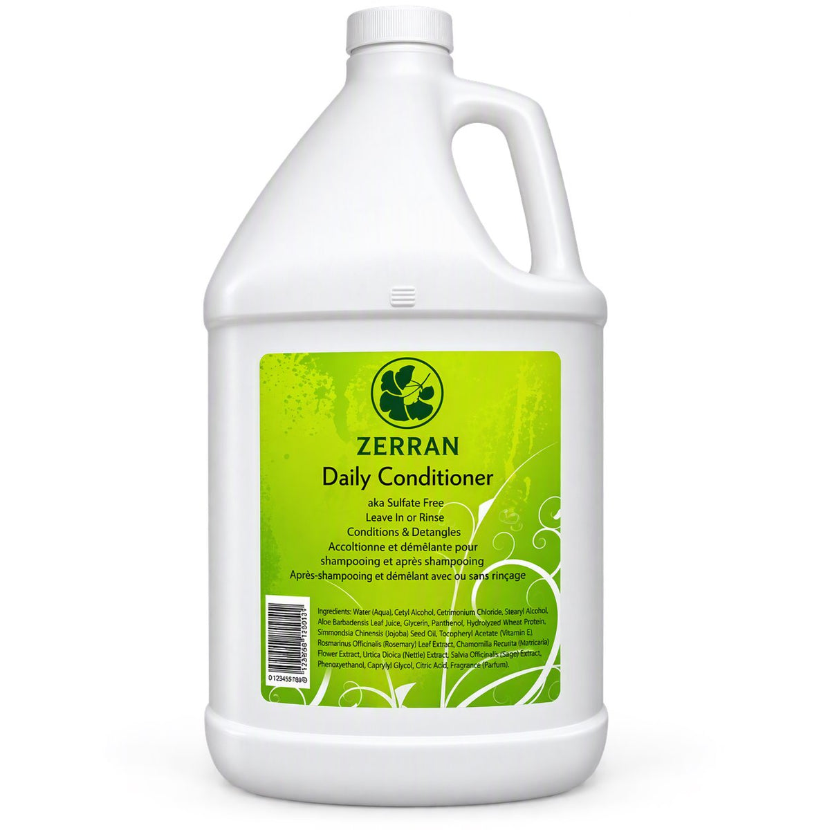 Zerran Daily Conditioner for All Hair Types, Detangling Professional Salon Hair Conditioner, 128 fl oz