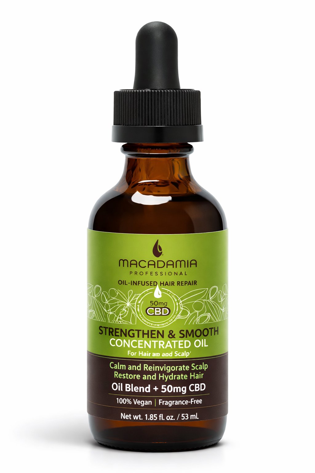 Macadamia Strengthen & Smooth Concentrated Oil - 53 ml — Styling Products