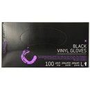 Black Disposable Gloves- Large 100 PK