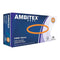 Ambitex VMD5201 Vinyl Gloves, Medium, Clear, 3 Mil, 100ct